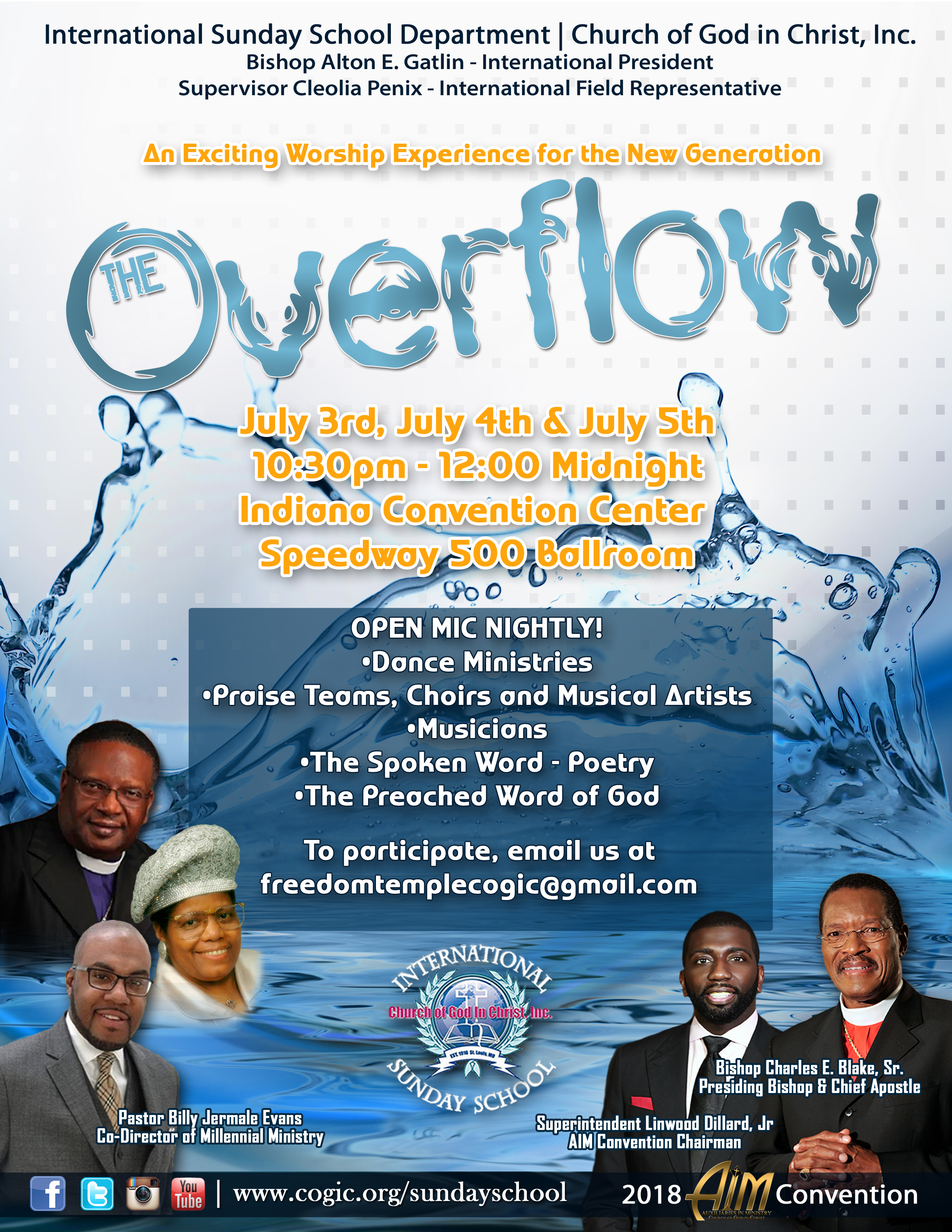 auxiliaries in ministry church of god in christ inc cogic church musical flyer