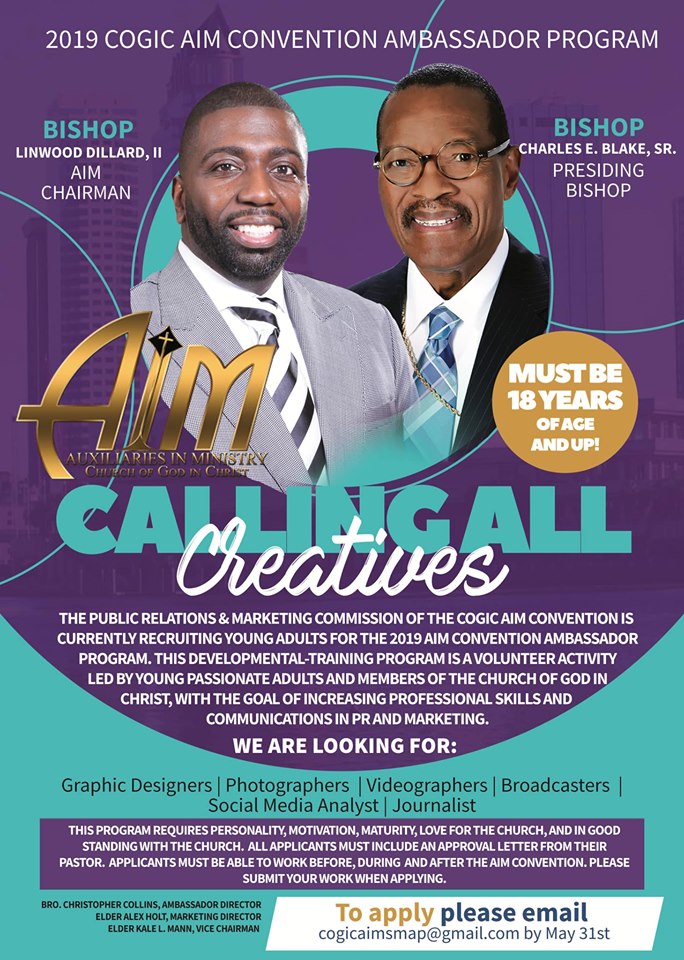 Auxiliaries In Ministry Church Of God In Christ, Inc.