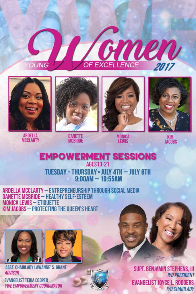 IYD Young Woman Of Excellence Sessions – International Youth Department