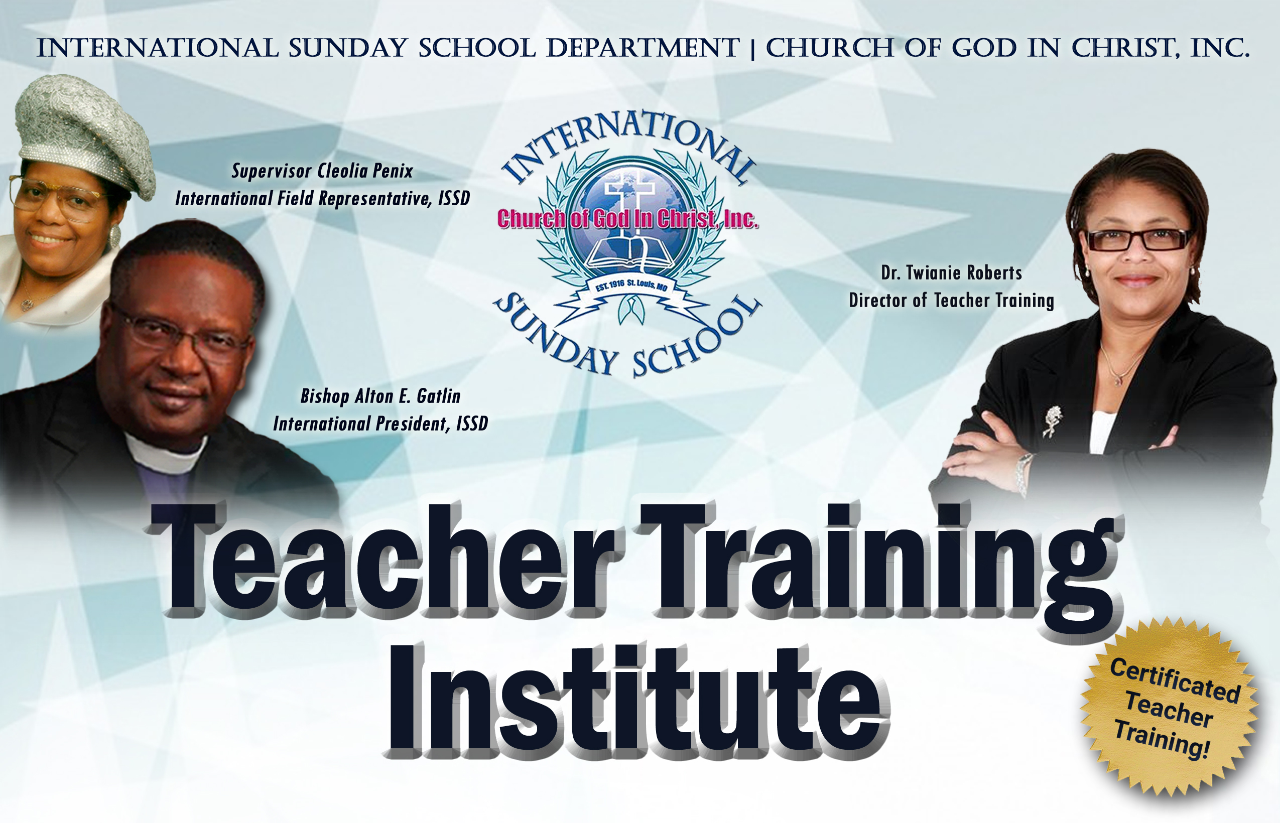 Teacher Training Institute International Sunday School Department