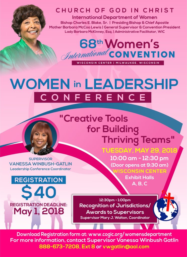 women in leadership conference international cogic womens department women conference flyers