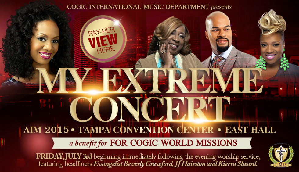 first ever live stream of musical church of god in christ cogic church musical flyer
