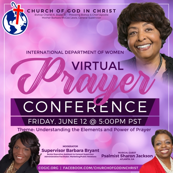 International Department Women Virtual Prayer Conference Church Of