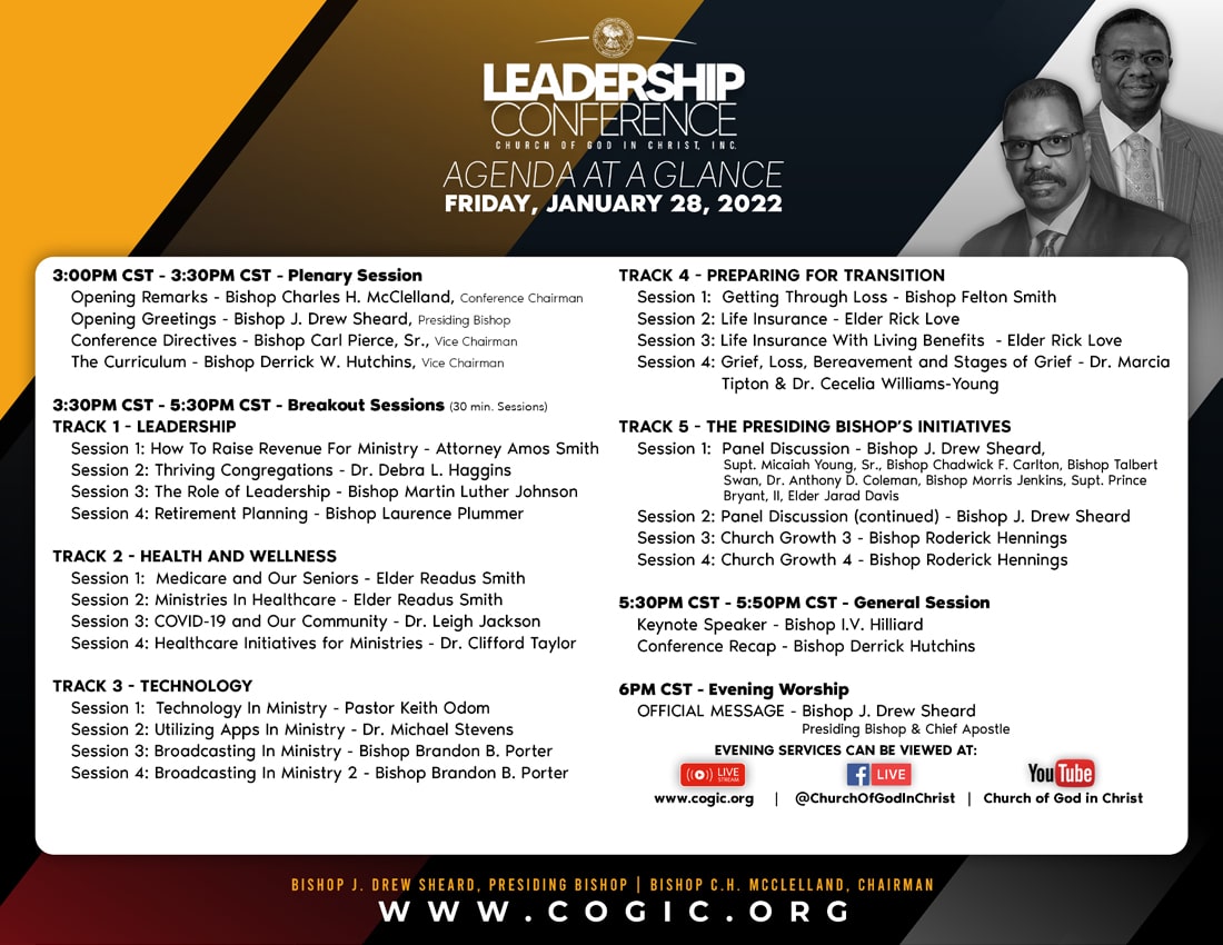Schedule Leadership Conference