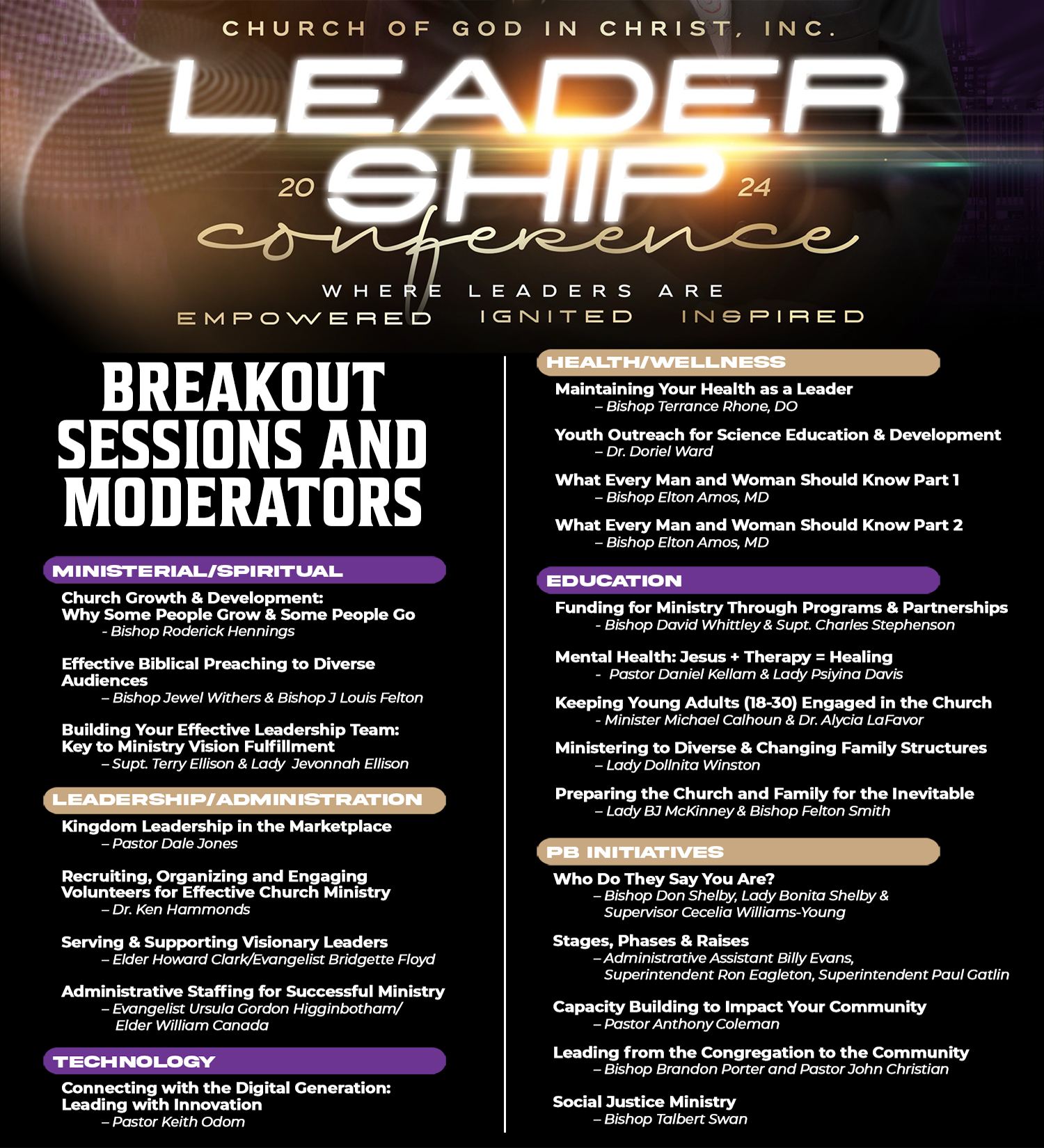 Cogic Leadership Conference - dp7w4di