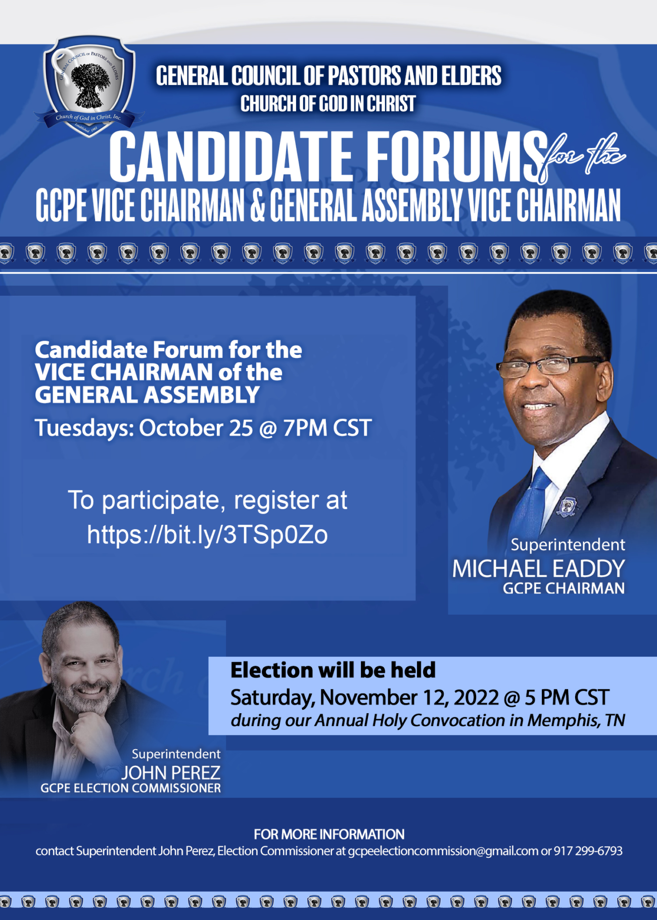 GCPE News - The Council of Pastor's & Elder's