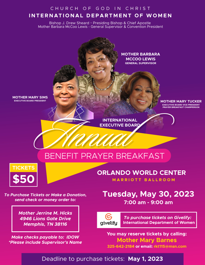 Women’s International Convention International COGIC Women's Department