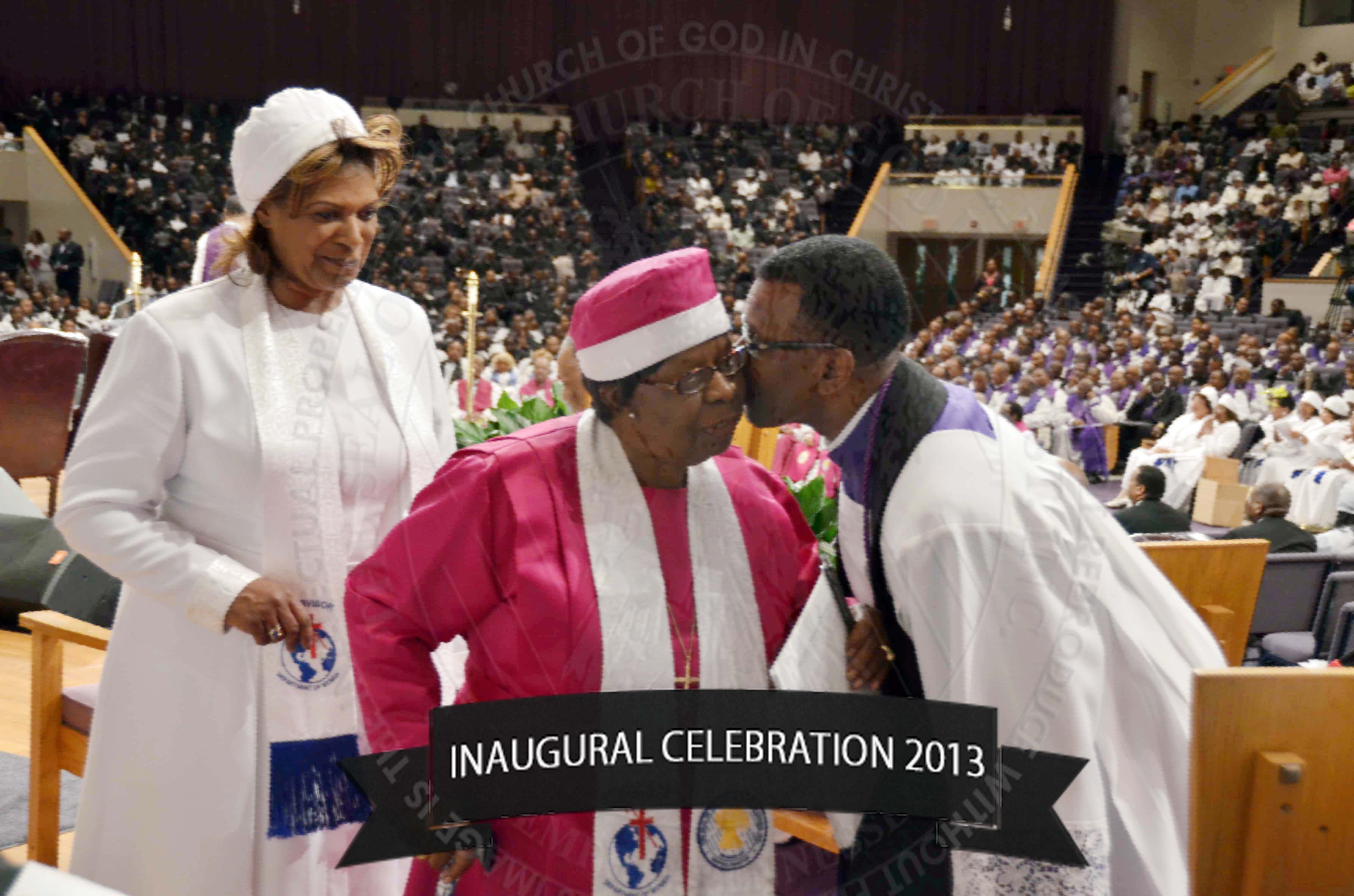 Mother Rivers and Pastors and Elders Council President Pastor Michael