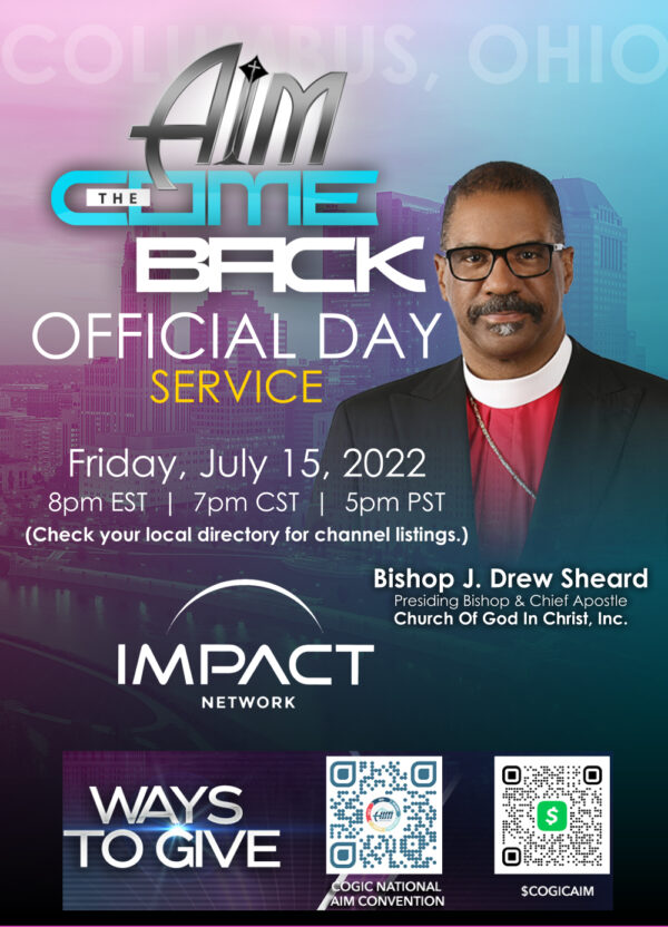 2022 AIM Official Day on the Impact Network Church Of God In Christ