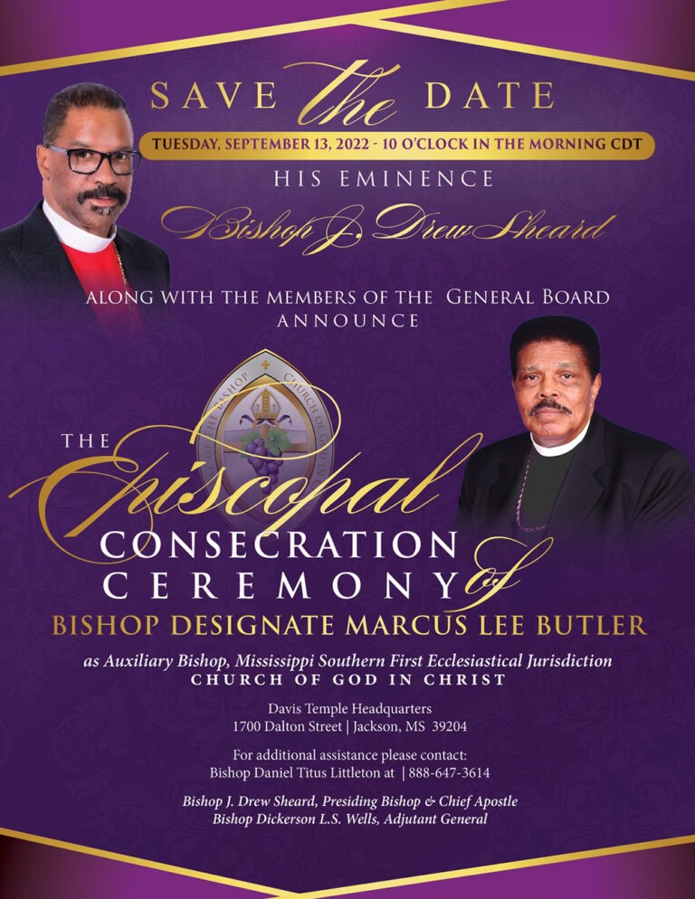 cogic auxiliary bishop consecrated by cogic auxiliary bishop consecrated by