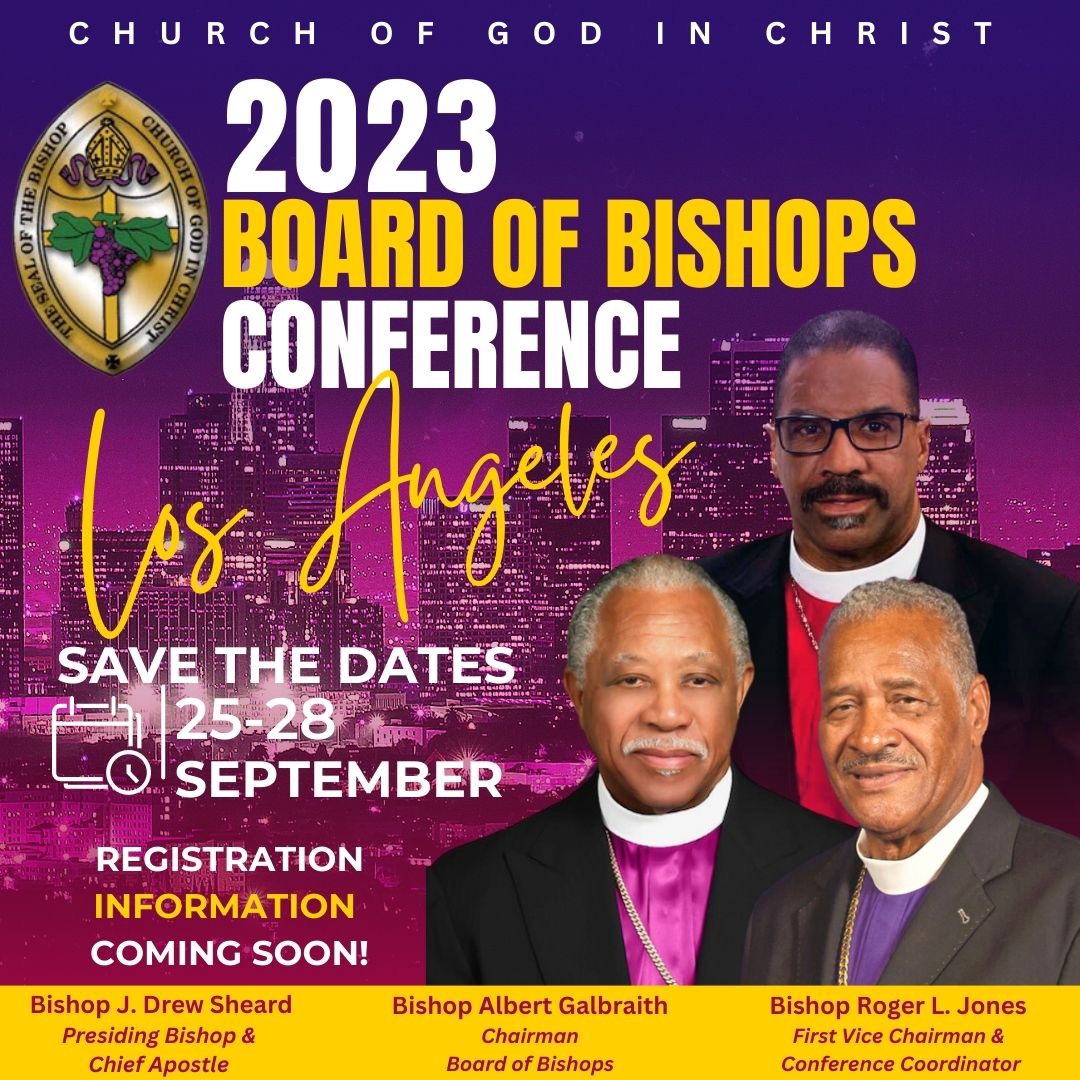 Save the Date 2023 Conference Church Of God In Christ