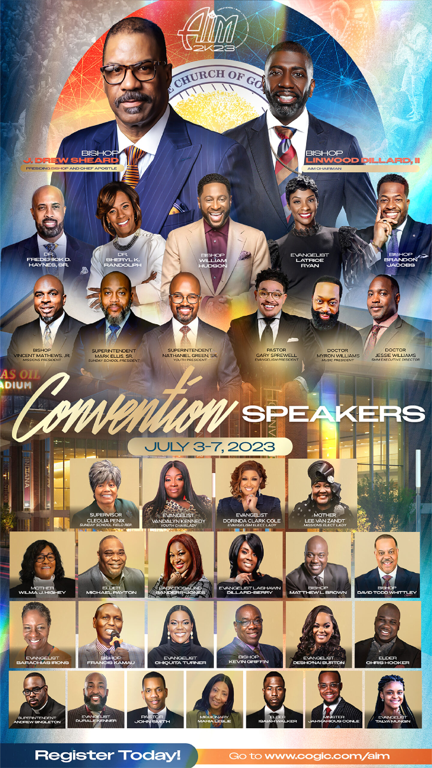 2023 AIM Convention Speakers - Church Of God In Christ