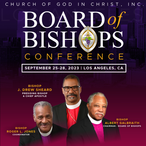 2023 Bishop’s Conference Registration Open Now - Church Of God In Christ