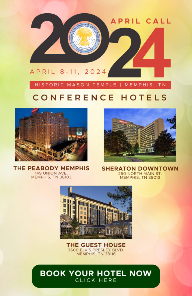 2024 April Call Housing Available Now! Church Of God In Christ